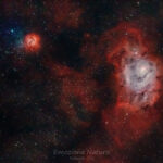 Le bellissime nebulose a emissione M8 e M20 di Roberto Ciri