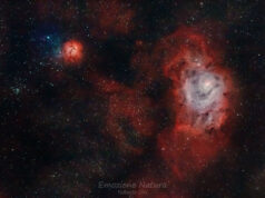 Le bellissime nebulose a emissione M8 e M20 di Roberto Ciri