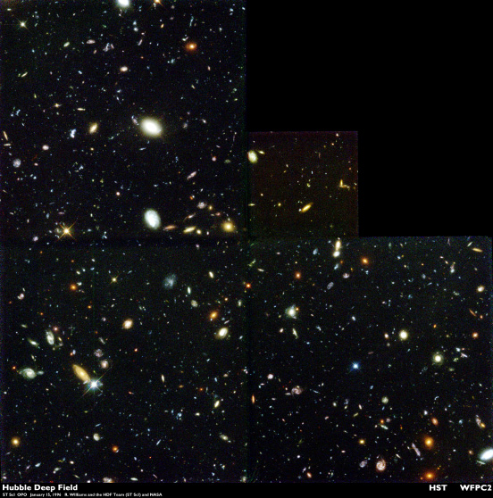 Hubble Deep Field - Prime Galassie