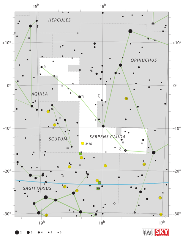 messier 16 Nebulosa Aquila 