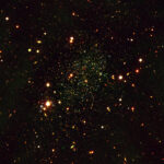 Galassia nana sferoidale Antlia. Crediti: ESO. Materia Oscusa