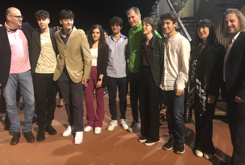 Cerimonia di premiazione con PaoloNespoli