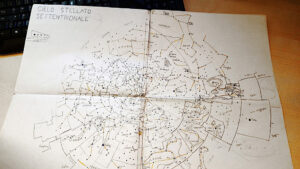 La figura mostra la mappa originale usata dall'autore.