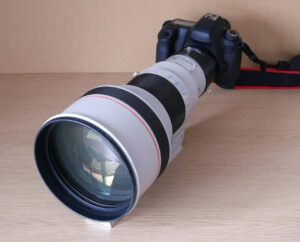 Esempio di teleobiettivo vintage