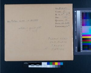 Brogliaccio della lastra B14151 relativo all&rsquo;immagine di scoperta della SN1895B