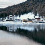 Blue White Modern Coming Soon Promo for Winter Video (750 x 150 px)