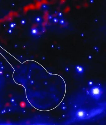 La Nebulosa Chitarra: quando una stella rock lascia la sua scia nel cosmo