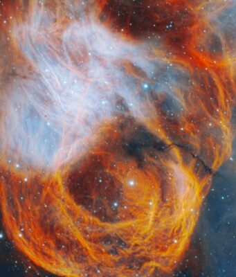 NGC 2040 Una Rosa Infuocata