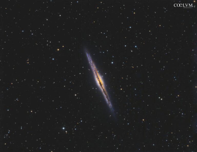 NGC 891 galassia spirale in Andromeda