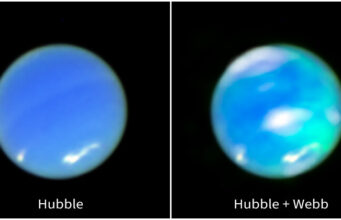 Il JWST cattura le aurore brillanti su Nettuno