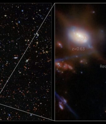 Segnali precoci dalla galassia JADES-GS-z13-1 ascoltati da JWST