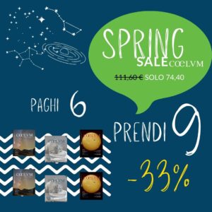 TORNA SPRING SALE -33% PRENDI 9 paghi 6