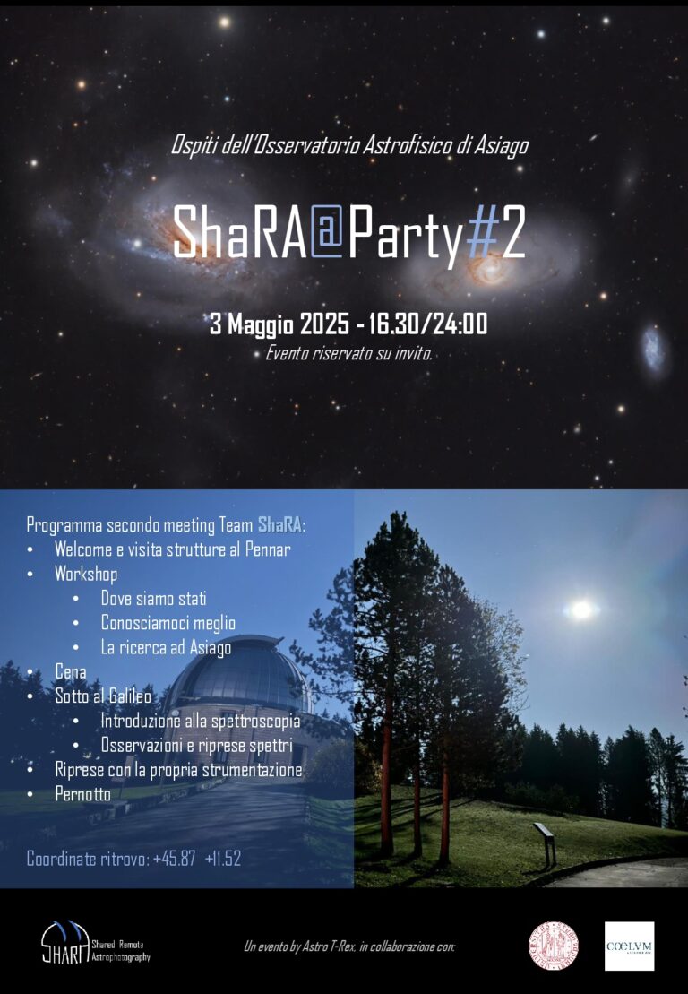 Shara Se Renta ShaRA@ Team Party #2 | Coelum Astronomia
