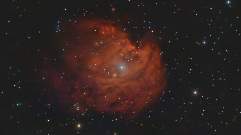 NGC2175 nebulosa Testa di Scimmia