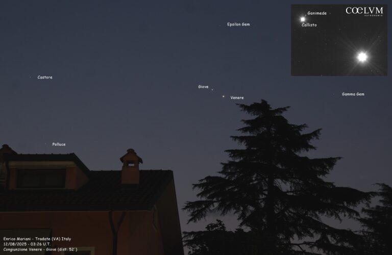 Congiunzione Venere-Giove