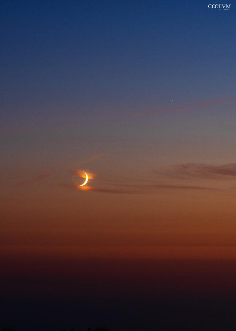 Il bacio della Luna con Marte