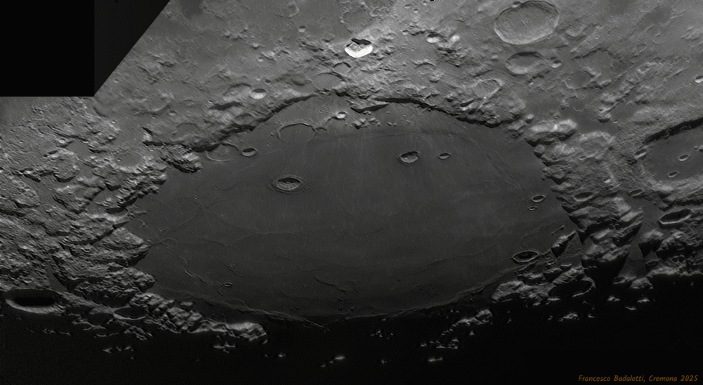 Panoramica sul mare Crisium