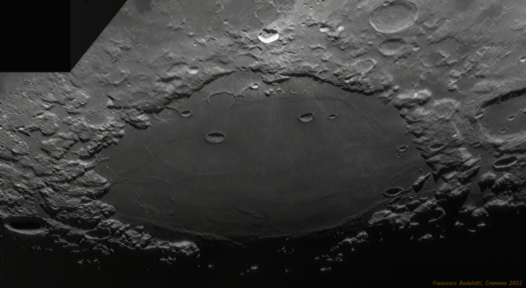 Panoramica sul mare Crisium