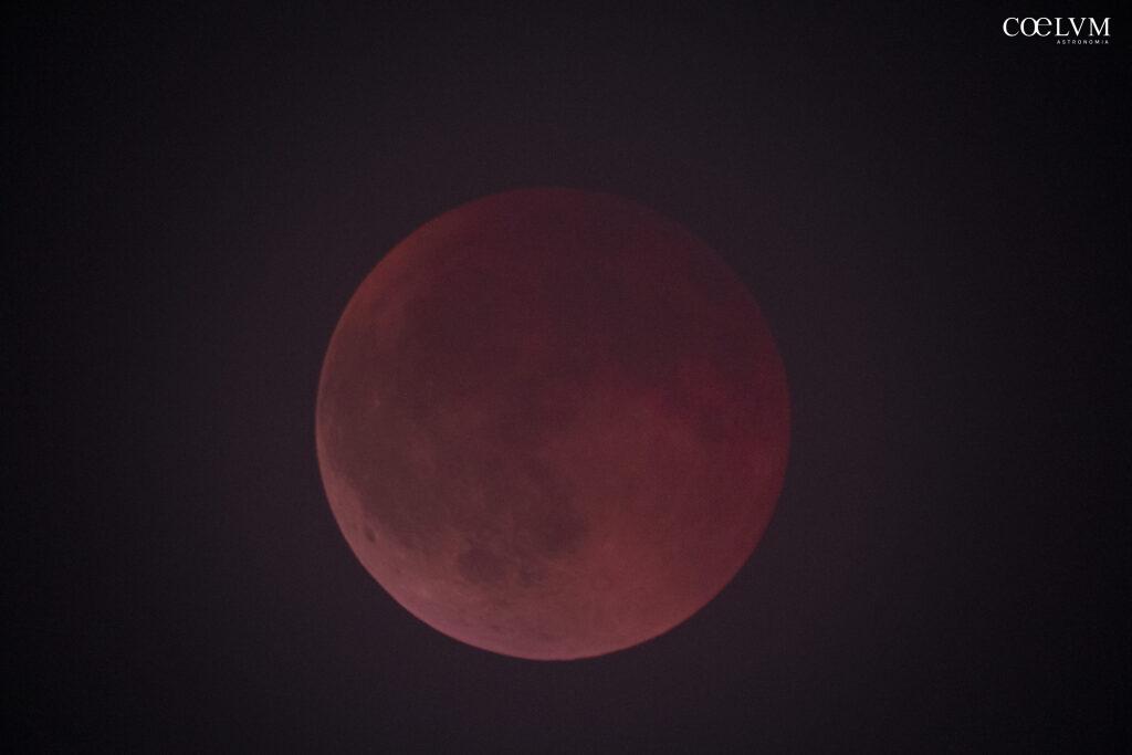 Eclissi totale di Luna 7 settembre 2025: fase totale (ora locale:20:49)