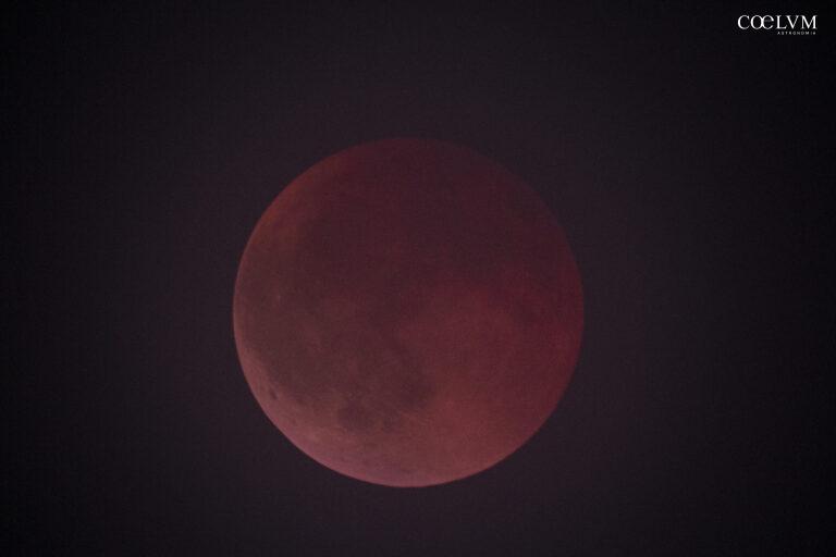 Eclissi totale di Luna 7 settembre 2025: fase totale (ora locale:20:49)