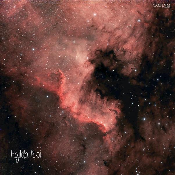 Nebulosa Nord America o Il muro del cigno.