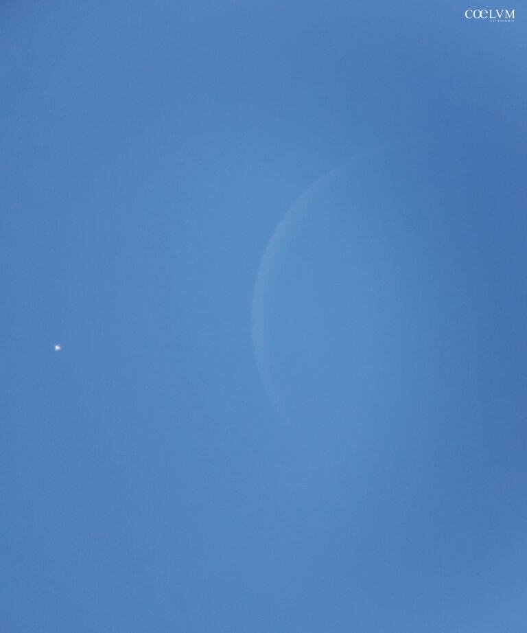 Luna e Venere in pieno giorno