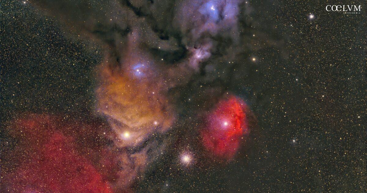 30 Ophiuchi Antares & ρ Ophiuchi Region | Coelum Astronomia