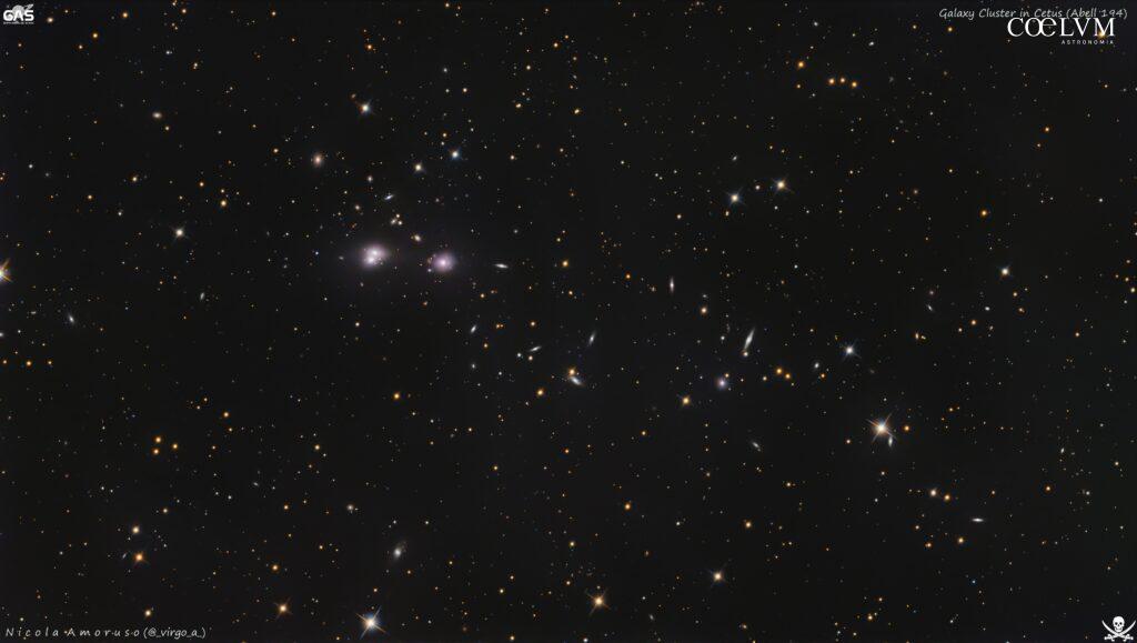 Ammasso di Galassie nella costellazione della Balena (Abell 194)