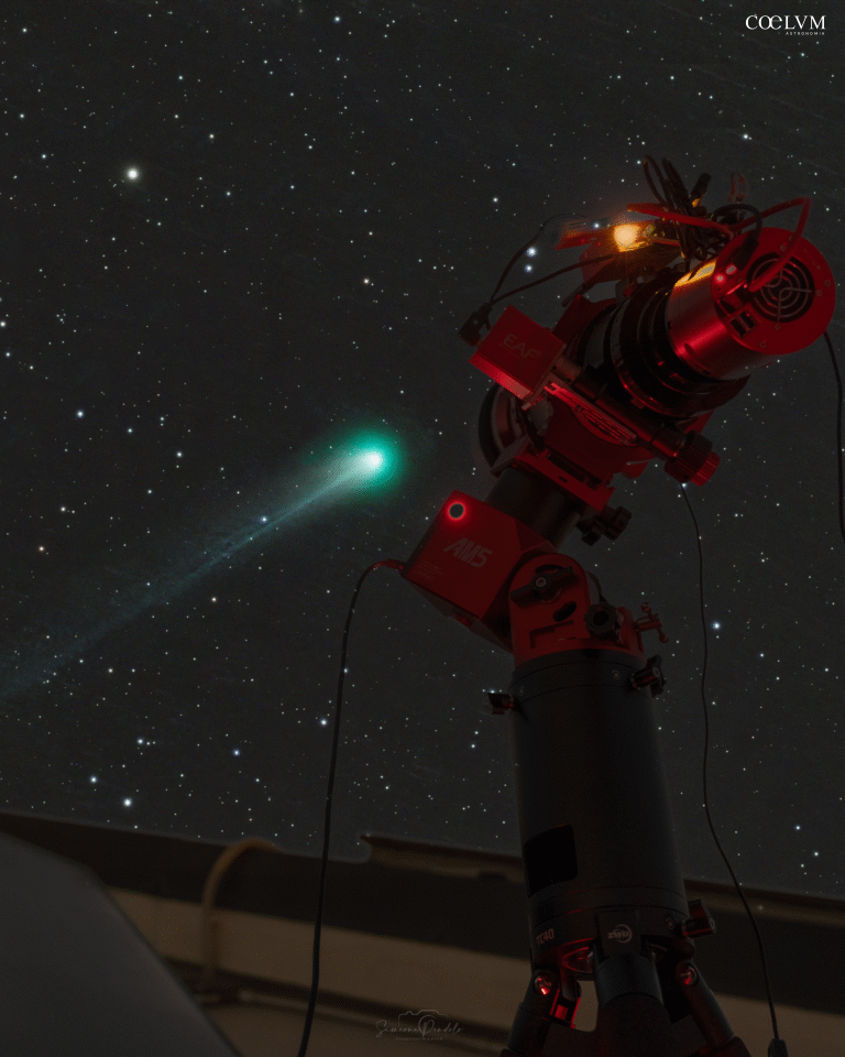 C/2025 A6 (Lemmon) dal tetto di casa