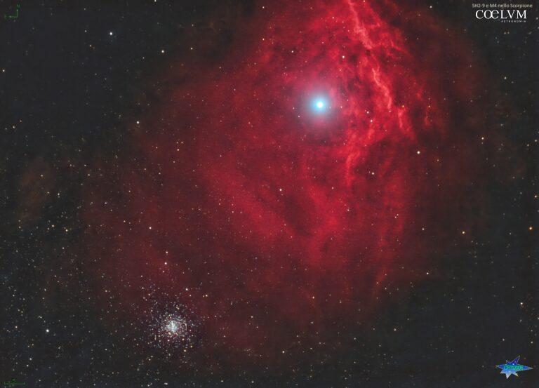 SH2-9 e M4 nello Scorpione