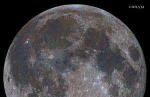 Superluna del castoro in versione minerale