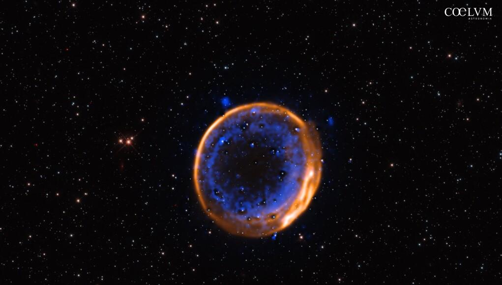 VLT image of a double-detonation supernova