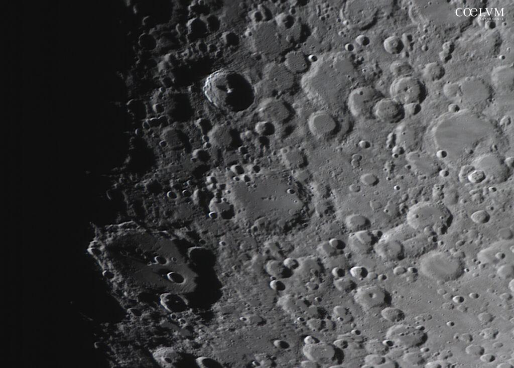 Regione sud della Luna con Clavius e Tycho