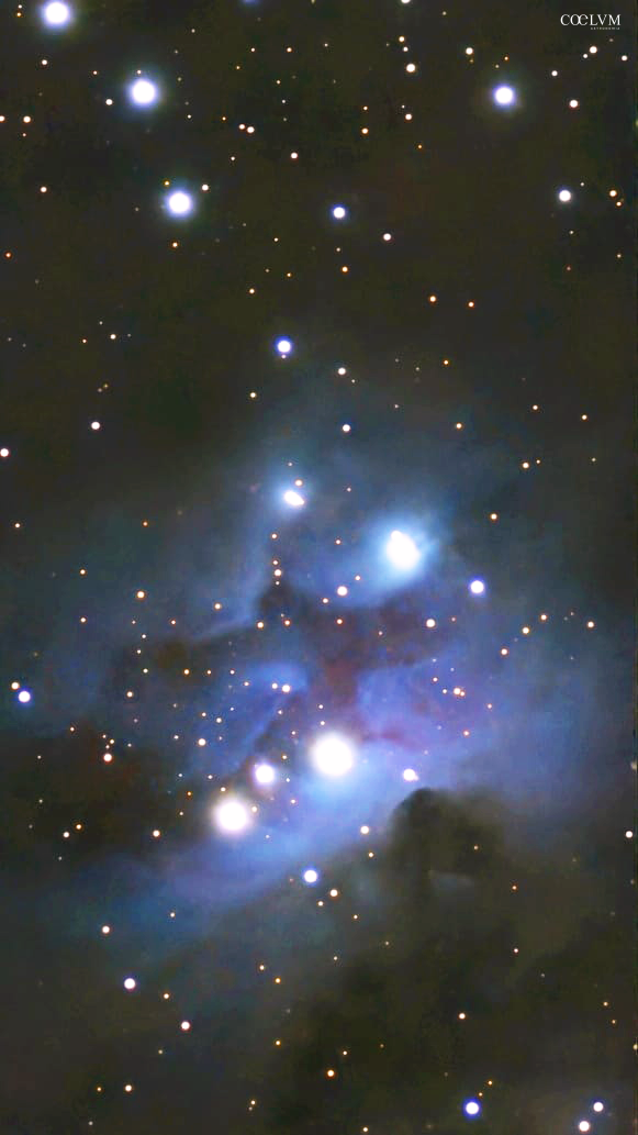 Nebulosa Running Man (NGC 1973, 1975, 1977) tra gas e polveri di stelle nell’ultima corsa del 2025