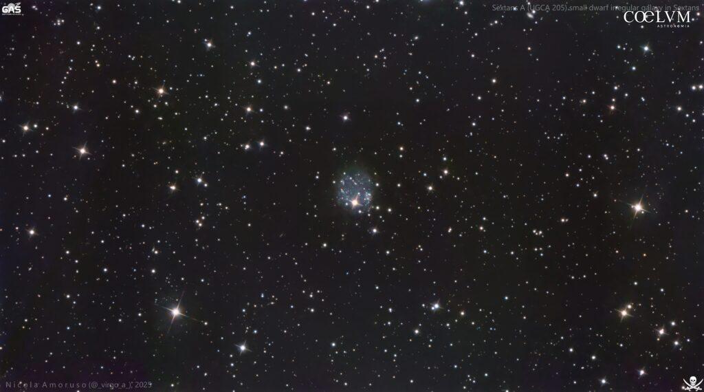 Sextans A, una galassia nana irregolare del Gruppo Locale