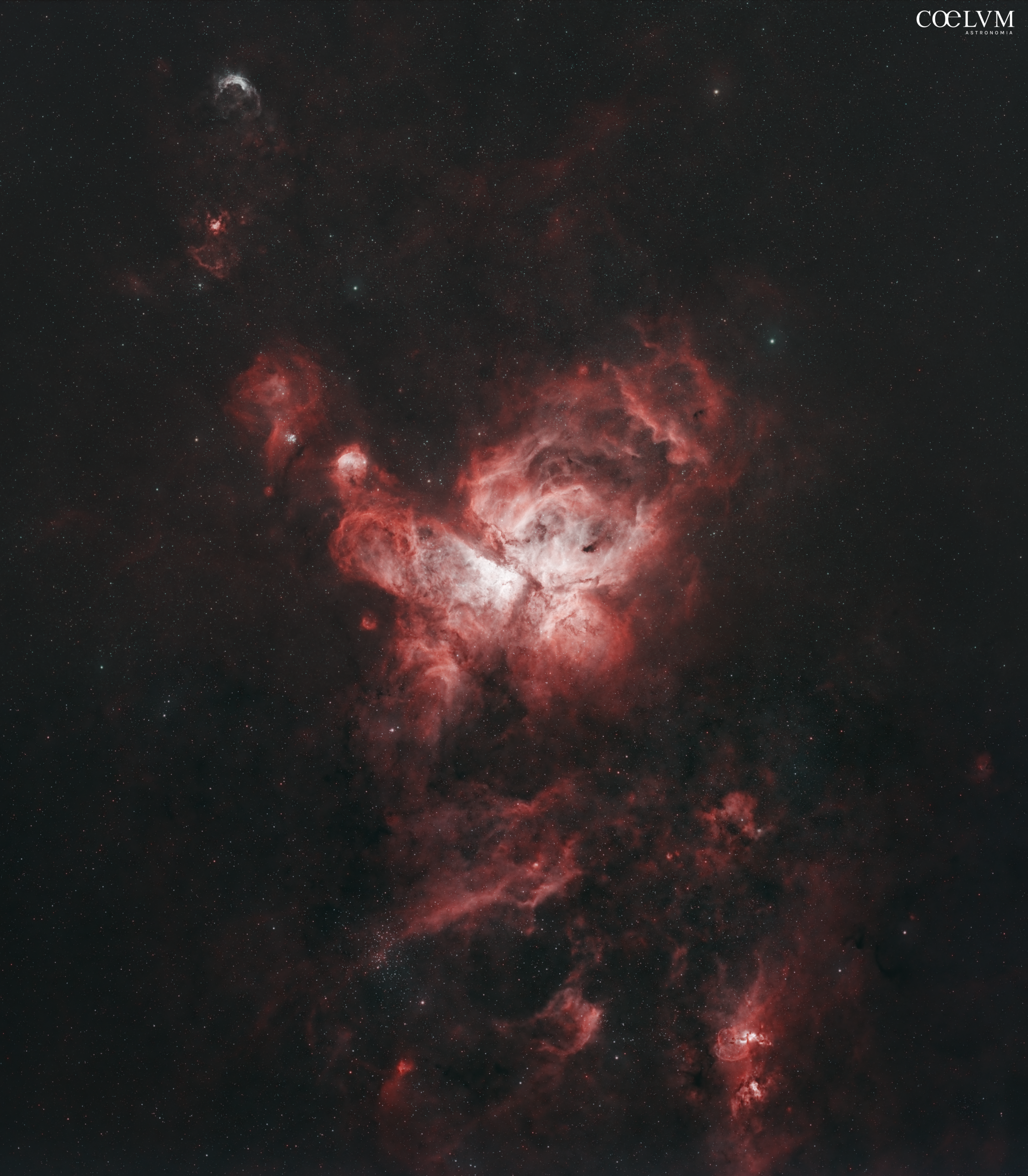 Nebulosa di Eta Carinae e dintorni