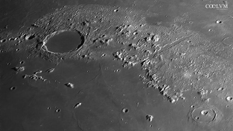 Luna – Plato, Vallis Alpes e Cassini