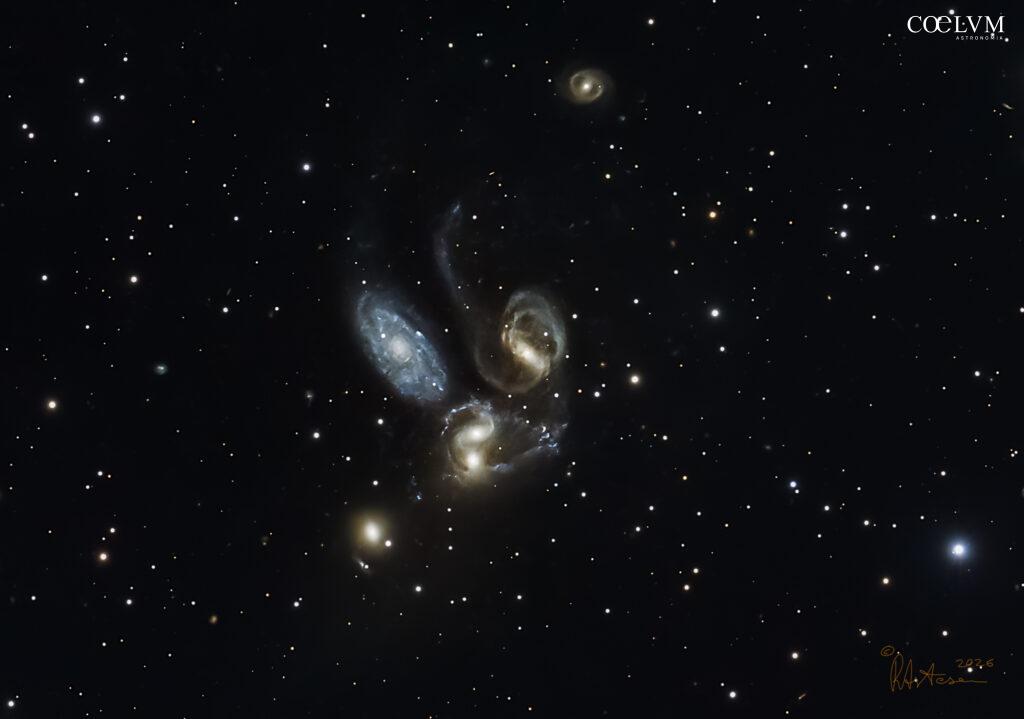 NGC 7317, 7318, 7319, 7320 Quintetto di Stephan