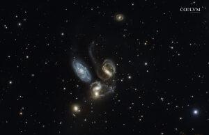 NGC 7317, 7318, 7319, 7320 Quintetto di Stephan