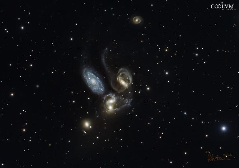 NGC 7317, 7318, 7319, 7320 Quintetto di Stephan