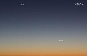 Congiunzione Venere Mercurio Saturno