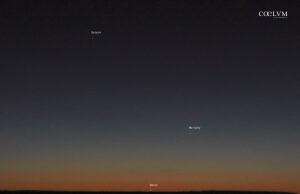 Venere, Mercurio e Saturno