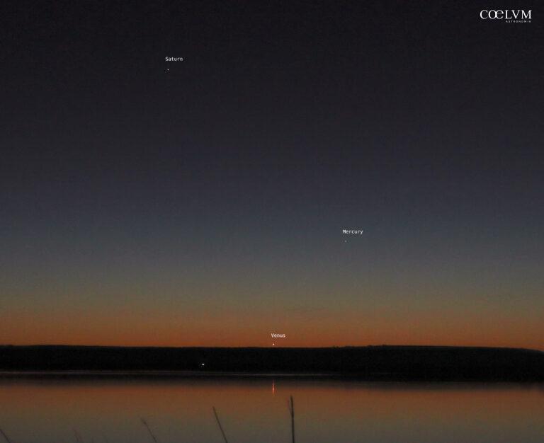 Venere, Mercurio e Saturno