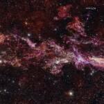 L'immagine di ALMA finora più grande mostra la chimica nascosta nel cuore della Via Lattea (Crediti: ALMA(ESO/NAOJ/NRAO)/S. Longmore et al. Background: ESO/D. Minniti et al.)