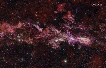 L'immagine di ALMA finora più grande mostra la chimica nascosta nel cuore della Via Lattea (Crediti: ALMA(ESO/NAOJ/NRAO)/S. Longmore et al. Background: ESO/D. Minniti et al.)