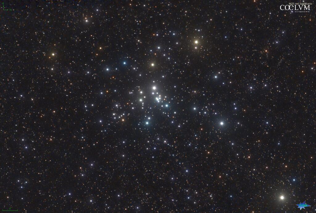 M25 ammasso aperto nel Sagittario