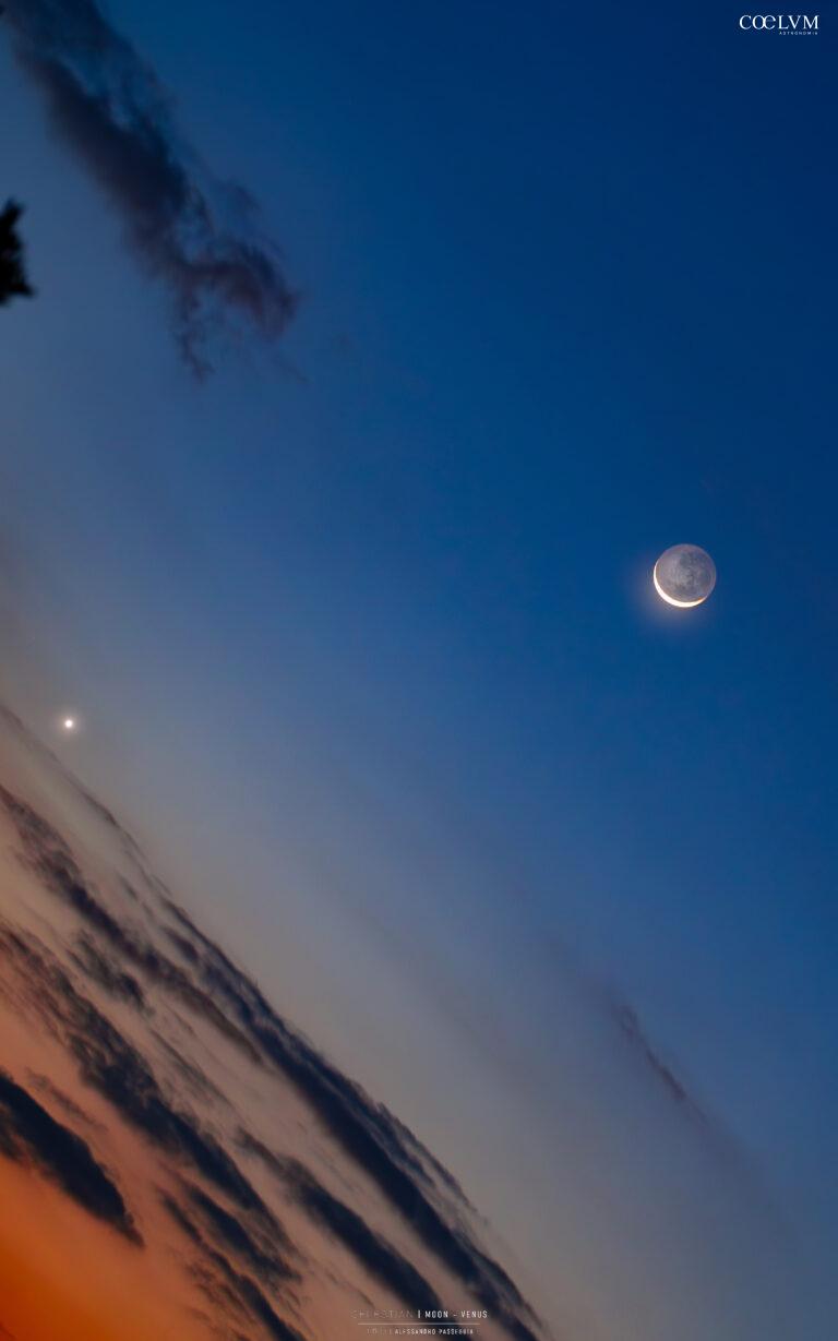 L’incontro Luna – Venere: la Meraviglia del Cosmo