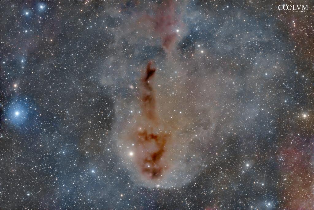 LDN 1251 – The Rotten Fish Nebula & PGC166755 Galaxy