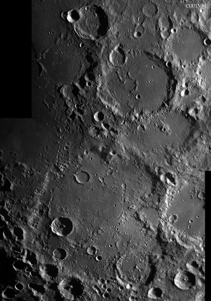 Luna – I crateri Purbach, Regiomontanus e Deslandres