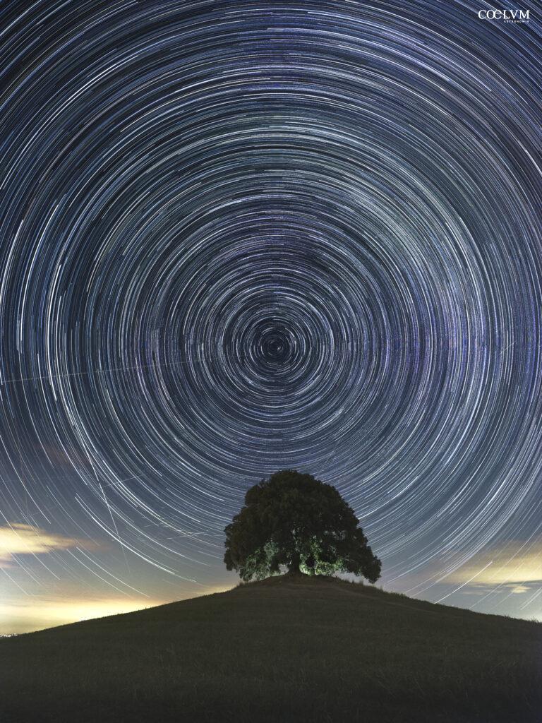 Startrails leccione Pieve a Salti